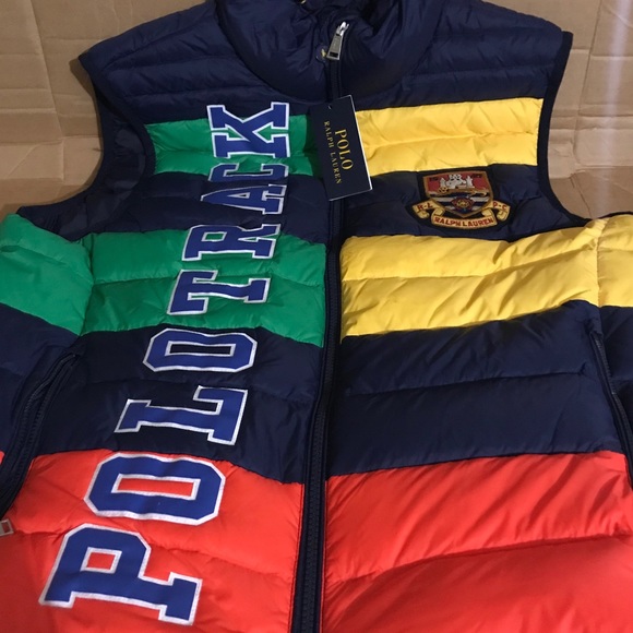 Polo Ralph Lauren Multicolor Polo Track PufferVest - Picture 3 of 5